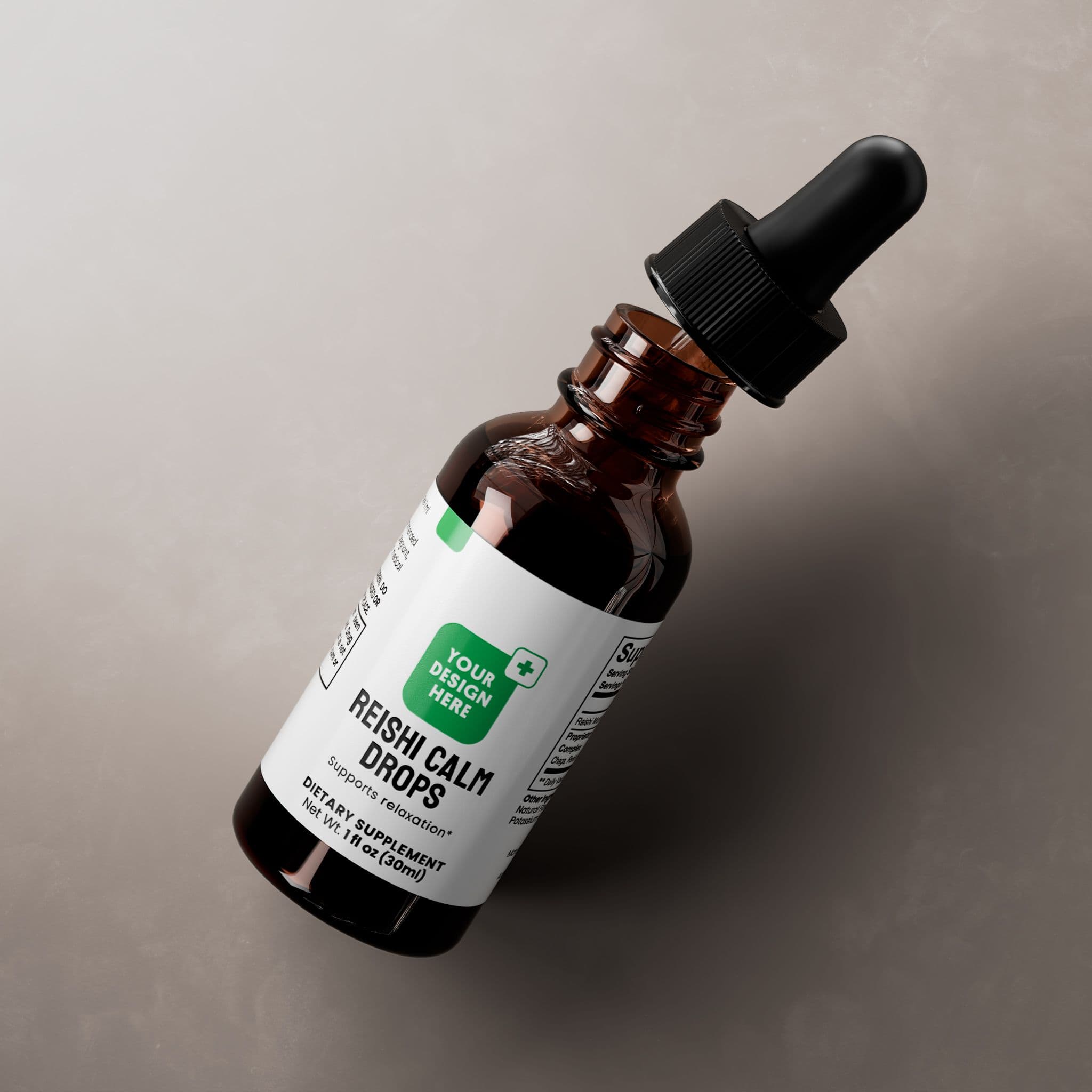 Reishi Calm Drops, LIQUID format