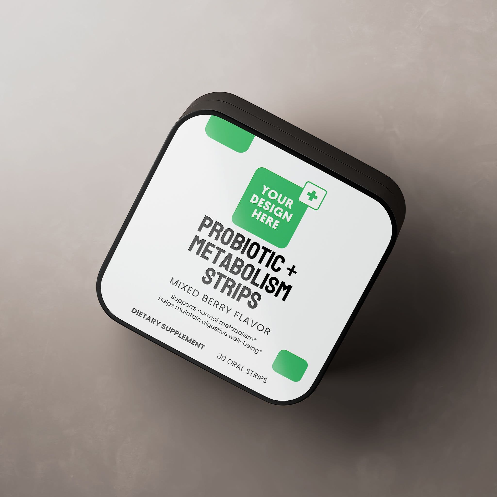 Probiotic + Metabolism Strips, strip format