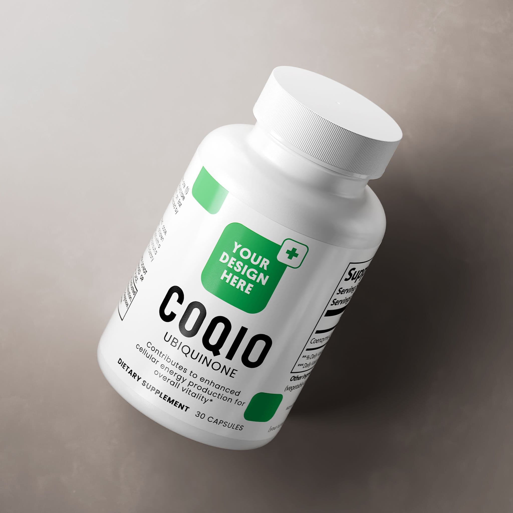 CoQ10 Ubiquinone 200mg, CAPSULE format