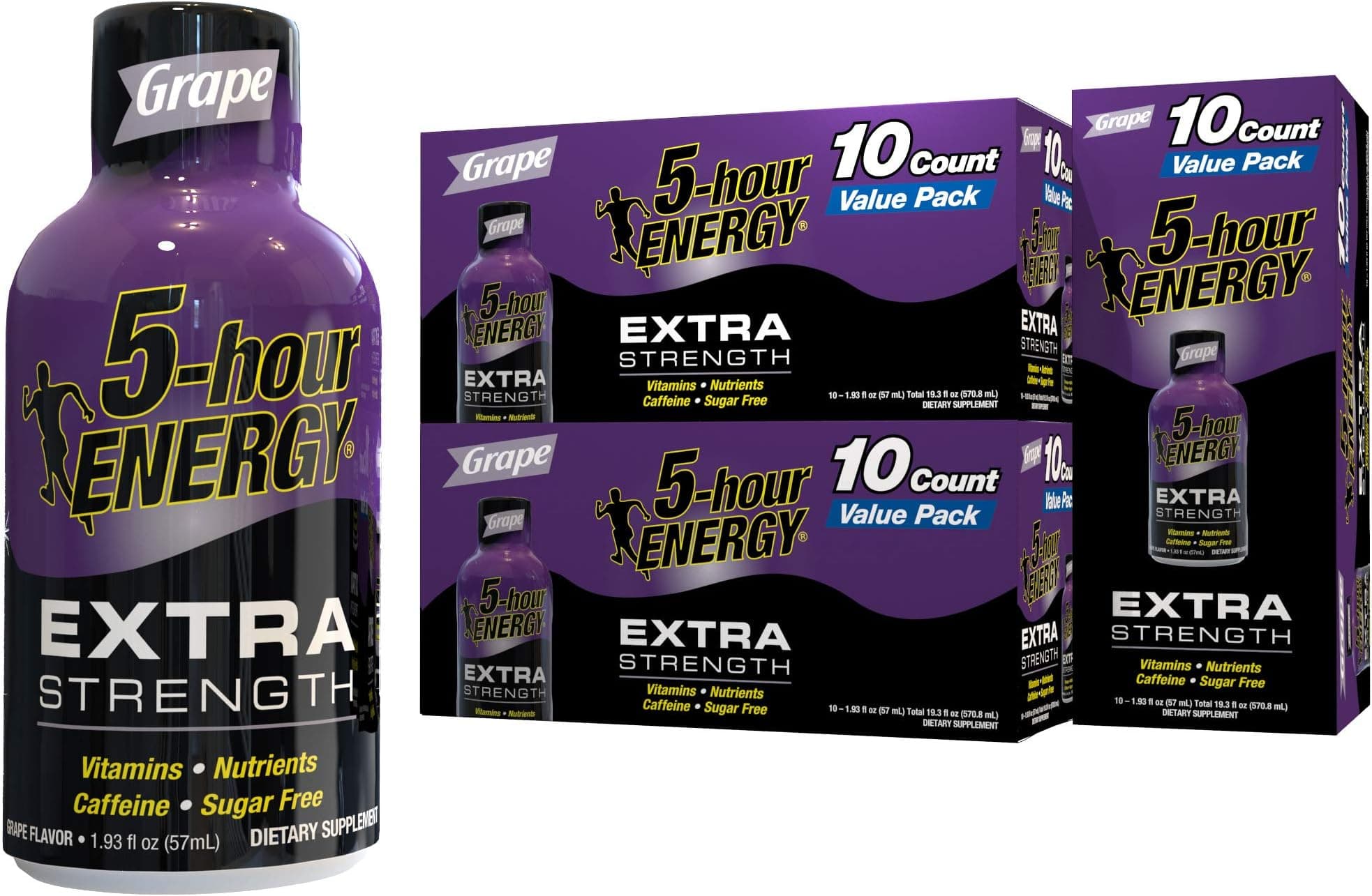 5-hour Energy Extra Strength, front of pack