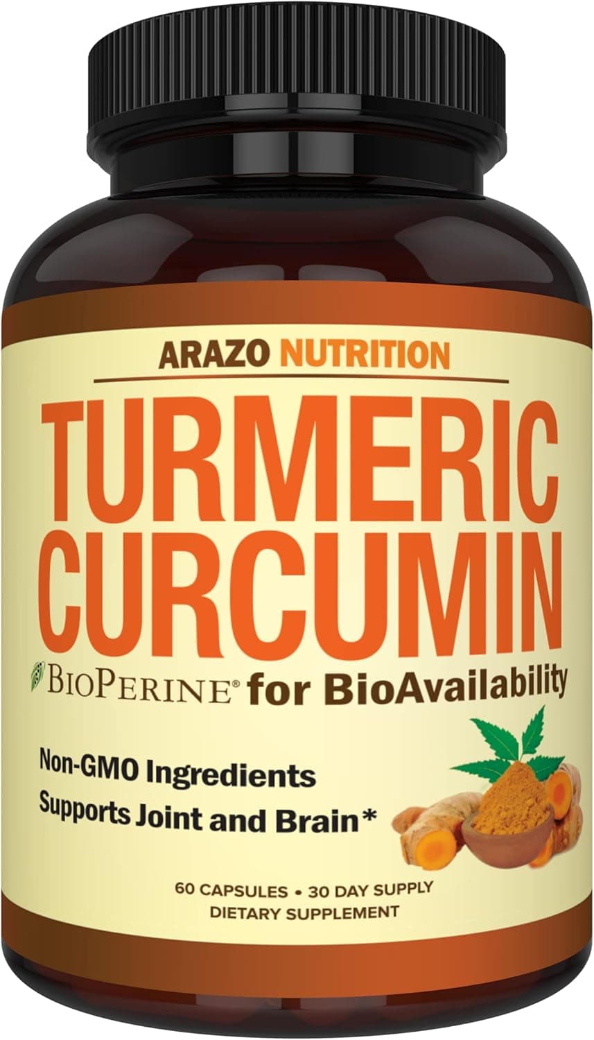 Arazo Nutrition Turmeric Curcumin with BioPerine