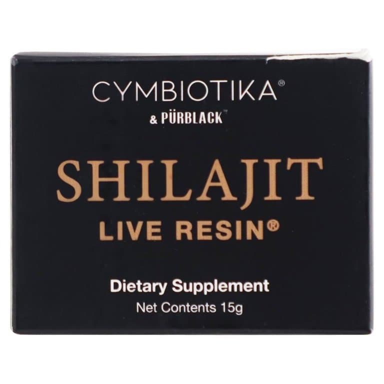 Cymbiotika Shilajit Resin, front of pack