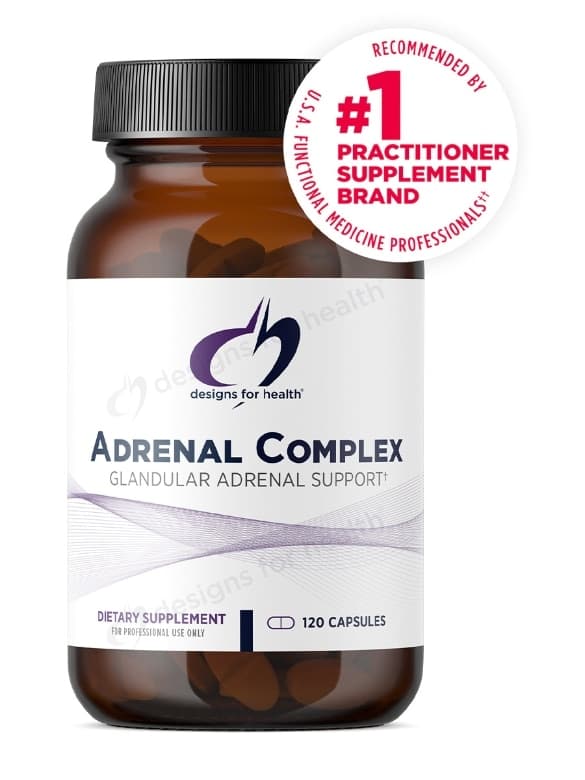 Designs for Health Adrenal Complex, front of pack