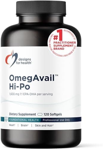 Designs for Health OmegAvail Hi-Po, front of pack