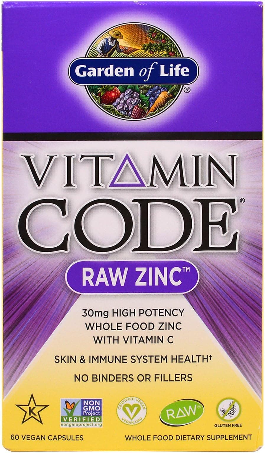 Garden of Life Vitamin Code Raw Zinc