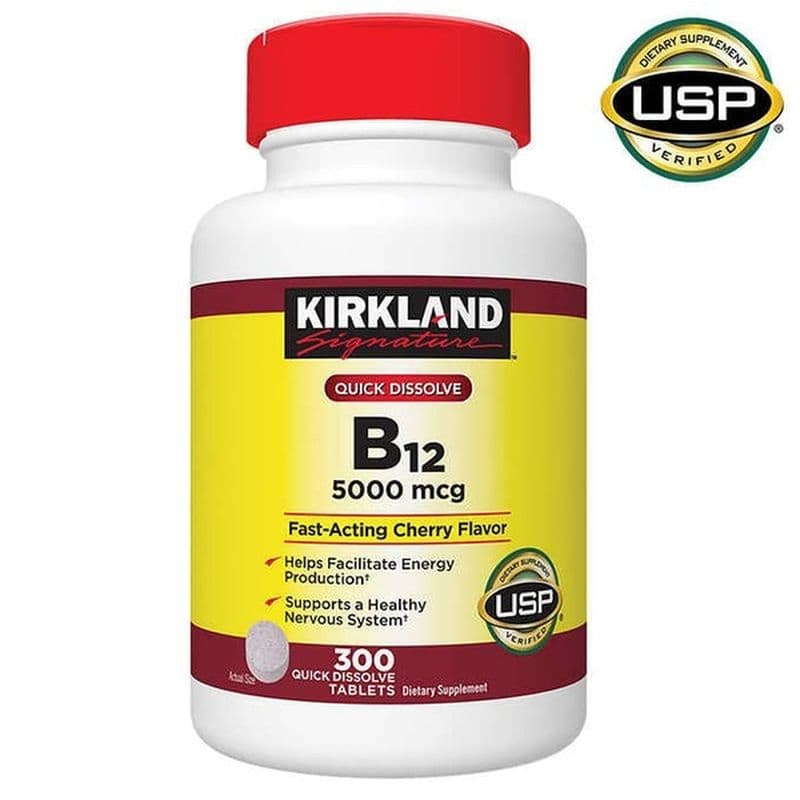 Kirkland Signature Vitamin B12 5000mcg Sublingual