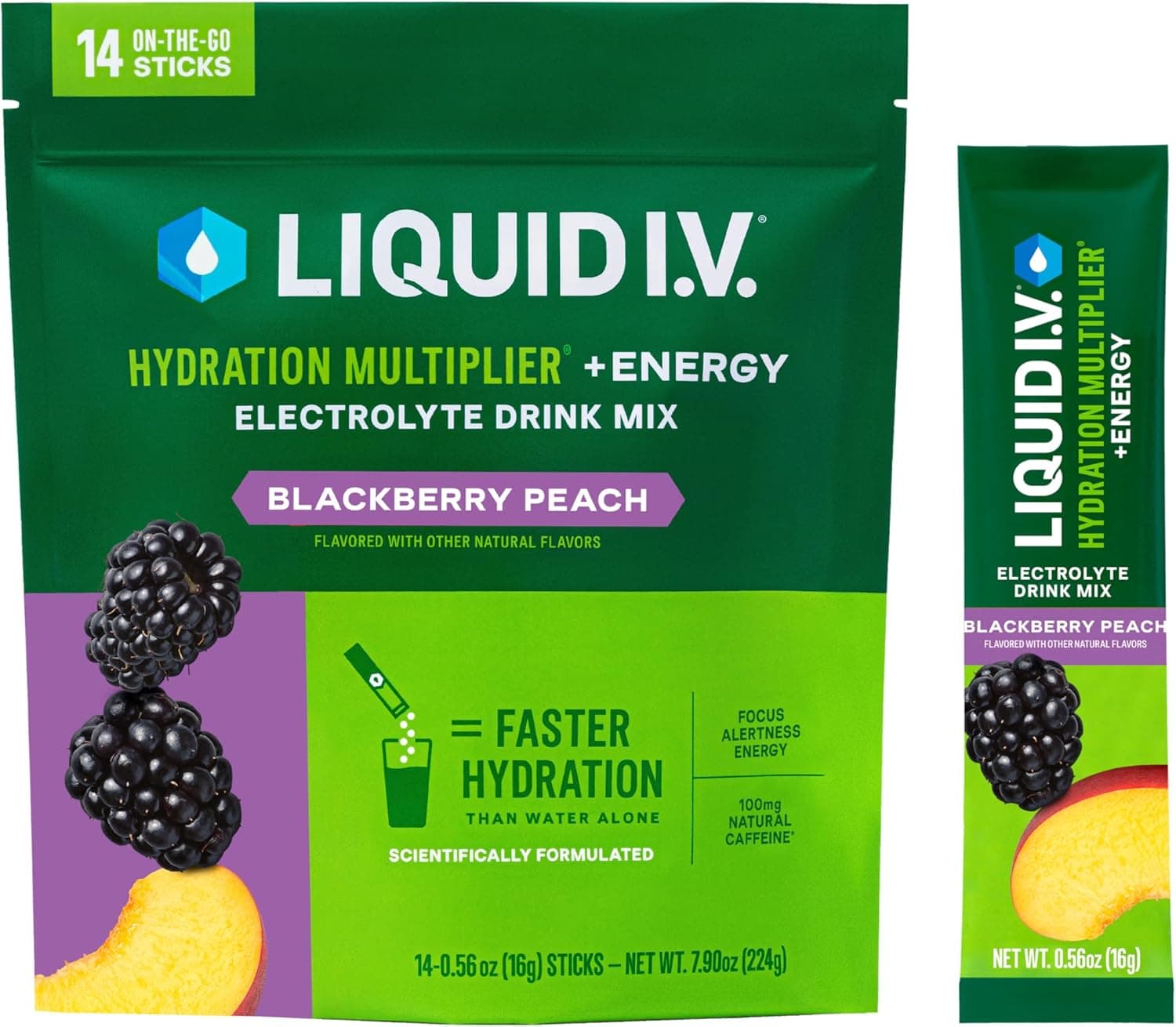 Liquid IV Energy Multiplier, front of pack