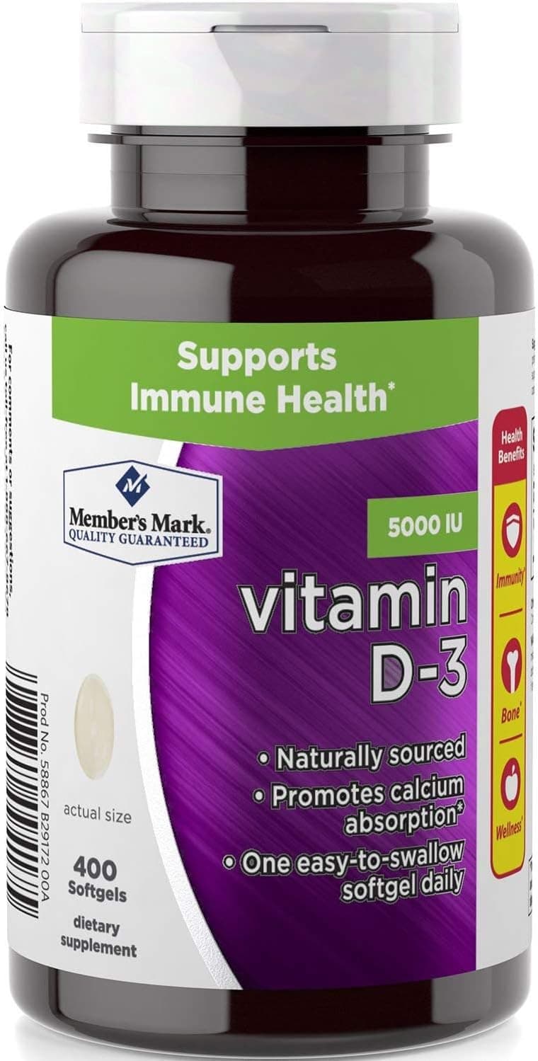 Member's Mark Vitamin D3 5000 IU