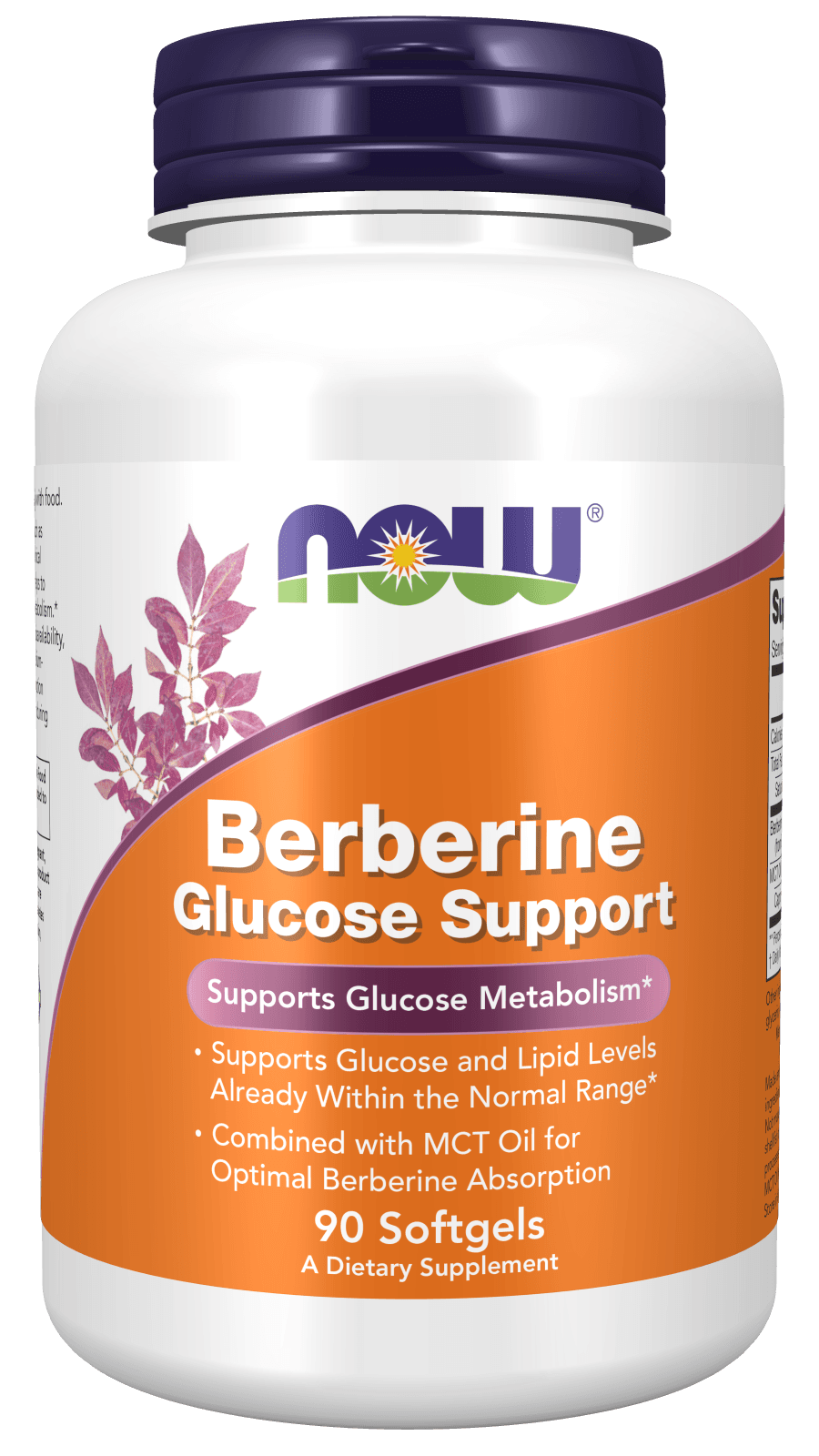 NOW Foods Berberine Glucose Support, front of pack