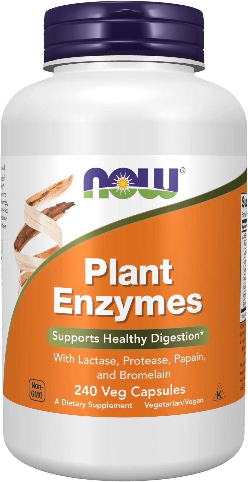 NOW Foods Plant Enzymes, front of pack