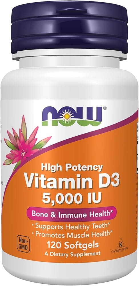 NOW Foods Vitamin D-3 5000 IU