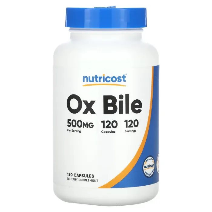 Nutricost Ox Bile 500mg, front of pack