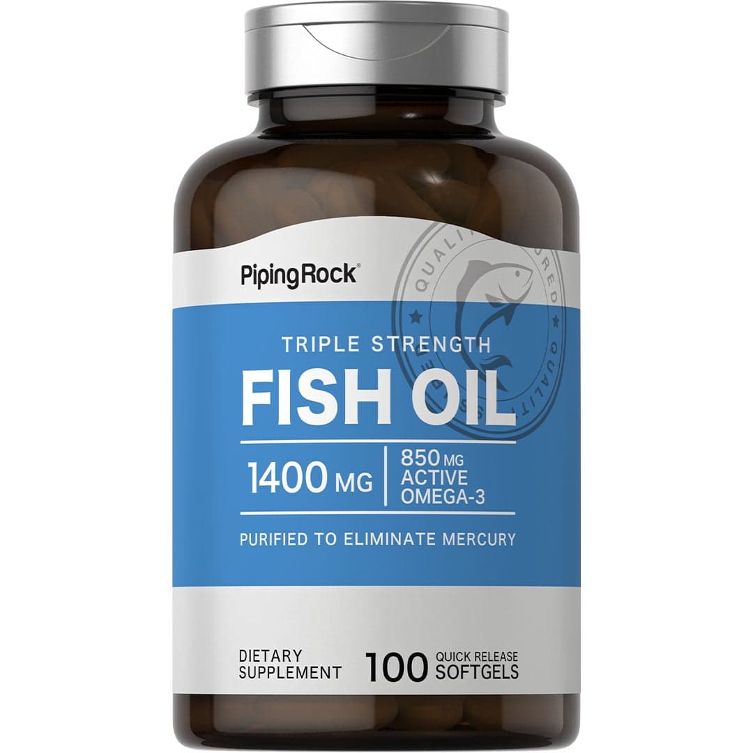 Piping Rock Triple Strength Omega-3 Fish Oil 1360mg
