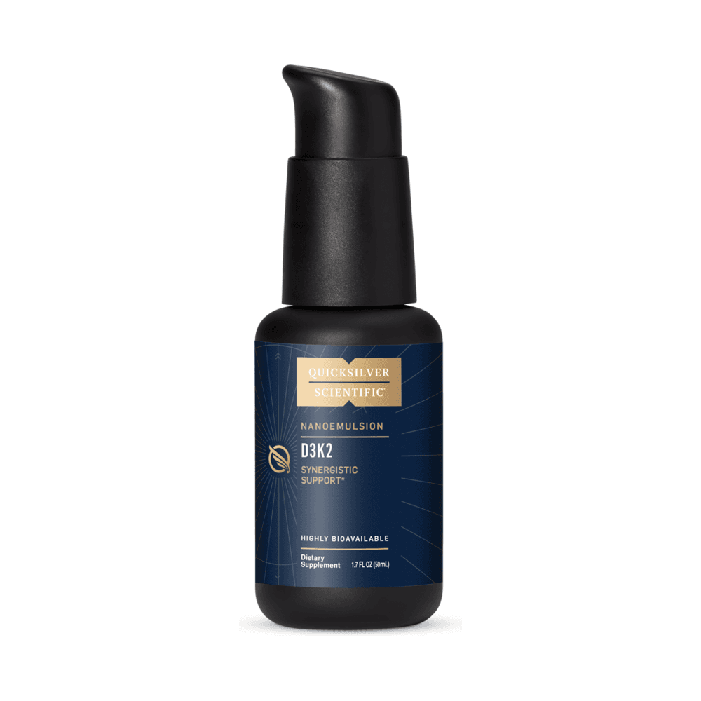 Quicksilver Scientific Liposomal D3 K2, front of pack