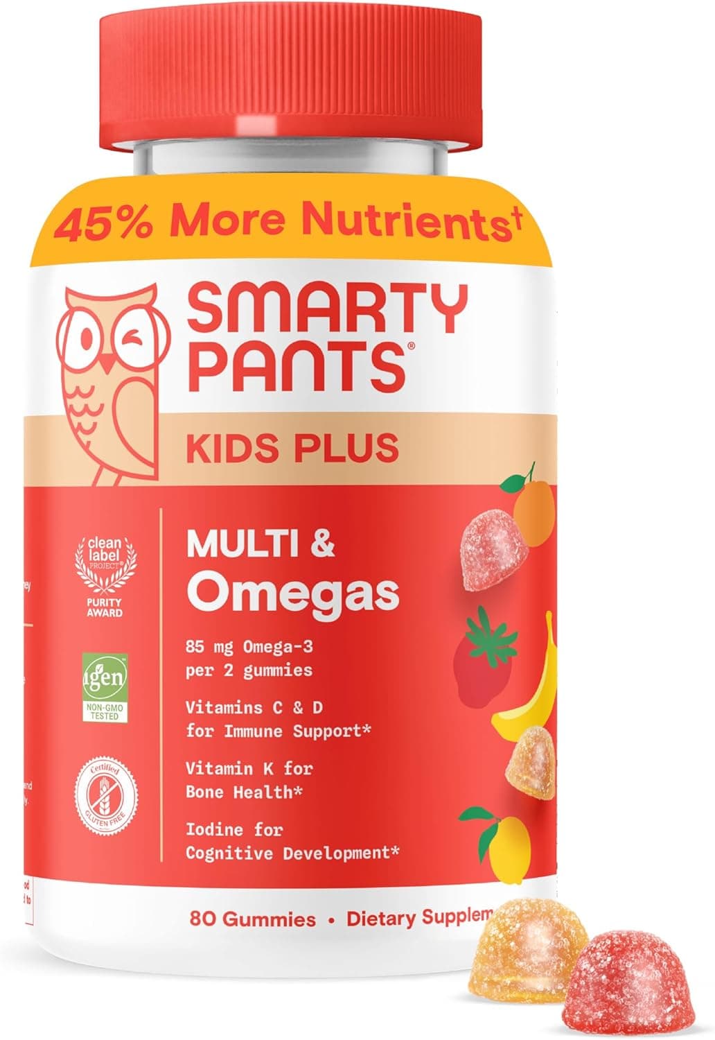 SmartyPants Kids Formula Daily Gummy Vitamins, front of pack