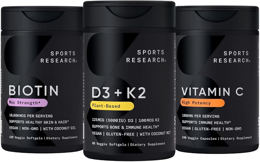 Sports Research Sports Research Vitamin D3 + K2