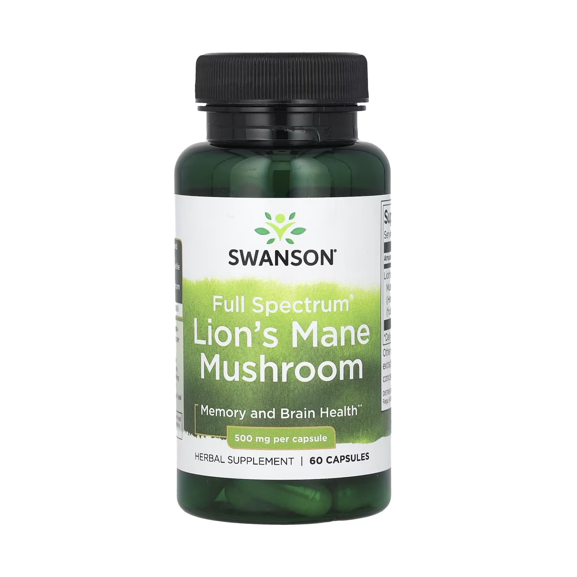 Swanson Full Spectrum Lion's Mane Mushroom 500mg