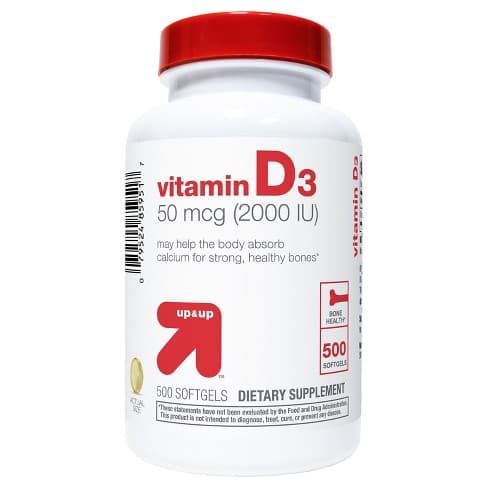 Up & Up Vitamin D3 2000 IU