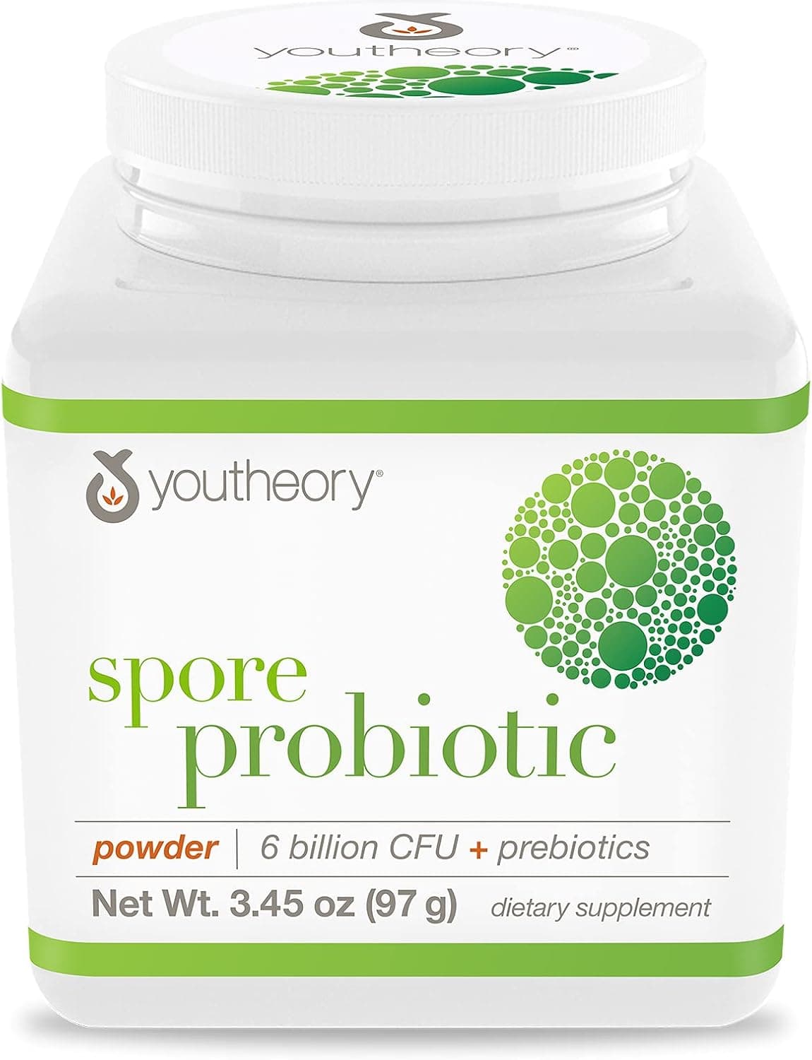 Youtheory Spore Probiotic, front of pack