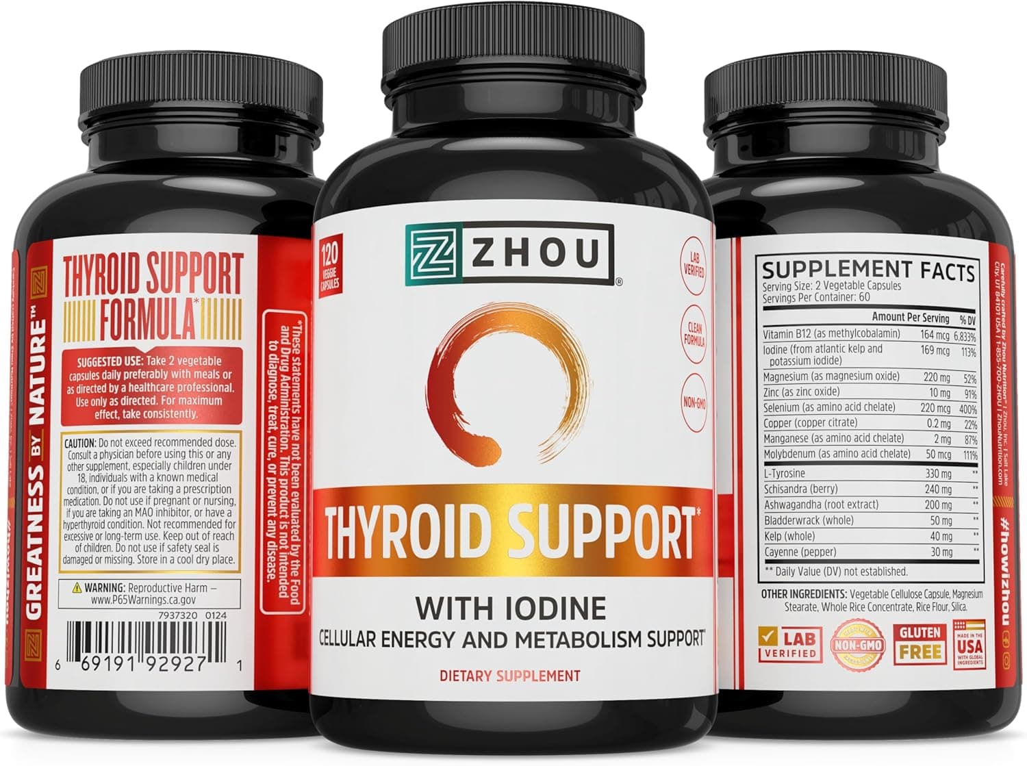 Zhou Nutrition Zhou Nutrition Thyroid Support